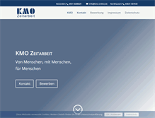 Tablet Screenshot of kmo-online.de